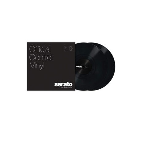 Serato Control Vinyl 12 Pulgadas Par Negro