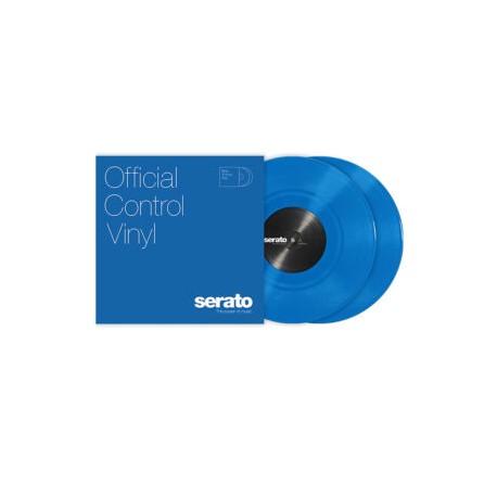 Serato Control Vinyl 12 Pulgadas Par Azul