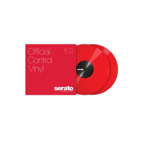 Serato Control Vinyl 12 Pulgadas Par Rojo